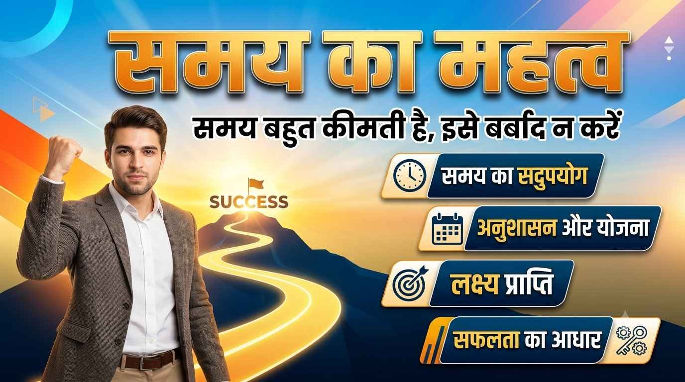 समय का महत्व: जीवन की सबसे अनमोल संपत्ति